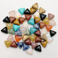 HZ 10mm Smooth Triangle Shape Stone Natural Loose Gemstone Cabochon