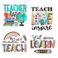 Factory Hot Sale Design Graduation 2023 Vinyl Heat Transfer Teacher Transfer Printing Clothes Stickers for T-shirts