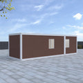 40 Ft Mobile Home Easy-to-Assemble Prefab Container House Waterproof Feature Modular Prefabricated Home Glass for Office Greece