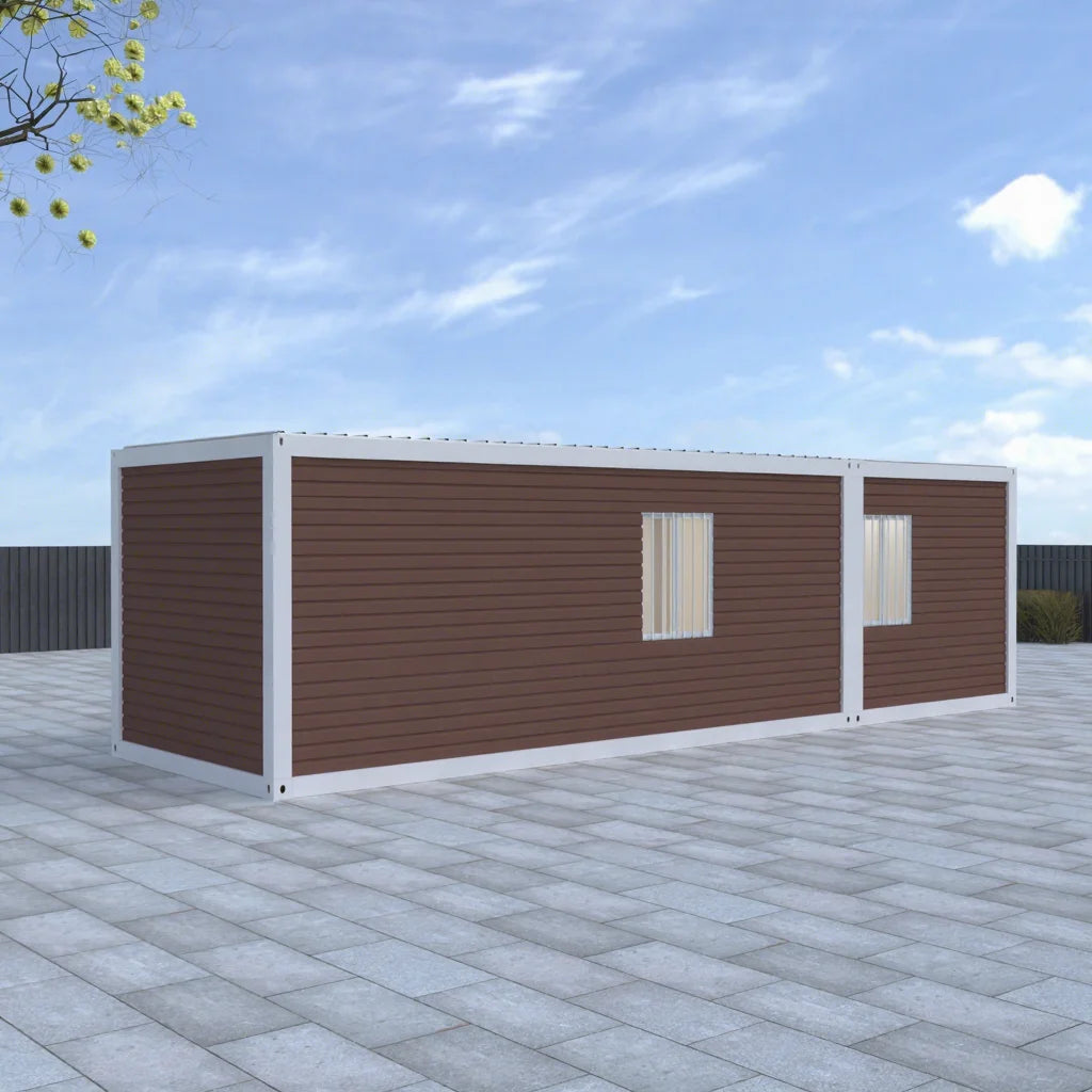 40 Ft Mobile Home Easy-to-Assemble Prefab Container House Waterproof Feature Modular Prefabricated Home Glass for Office Greece