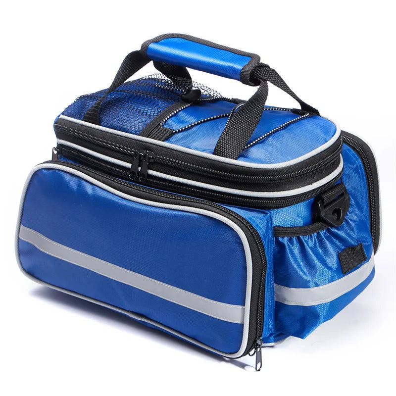Travel Bicycle Rear Rack Pannier Bag Waterproof Extendable Bike Carrier Bag