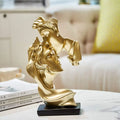 Nordic Style Resin Kissing Couple Statue Eco-Friendly Lover Figurine Abstract Art Sculpture for Home Decor and Wedding Gifts