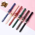 Real Animal Skin Watch Strap for Lola Rose Lady Watches Band  Bracelet Genuine Leather Green Red pink 8mm 10mm-20mm-20mm