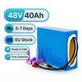 German Stock 48V 40Ah Prismatic Cell Lithium Battery 13s1p 40Ah Grade a Cells with 60A BMS & 4A XT60 Plug