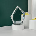 Shining K9 Crystal Crafts Quick Shipping 200*150*60mm 3D Laser Engraved Mountain Iceberg Cube Souvenir Gift