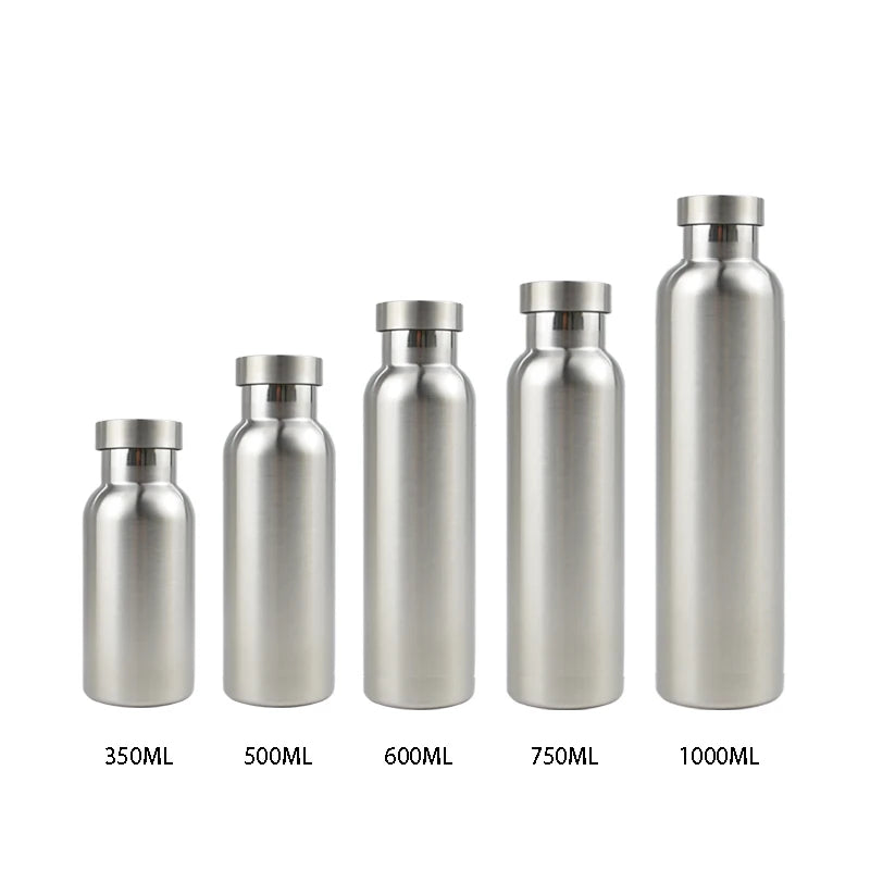 350ml 500ml 600ml 750ml 1000ml Stainless Steel Water Bottle Vacuum Flasks