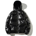 Bright Solid Color Down Jacket High Quality Winter Outwear Men Bubble Puffer Down Coat With Hooded