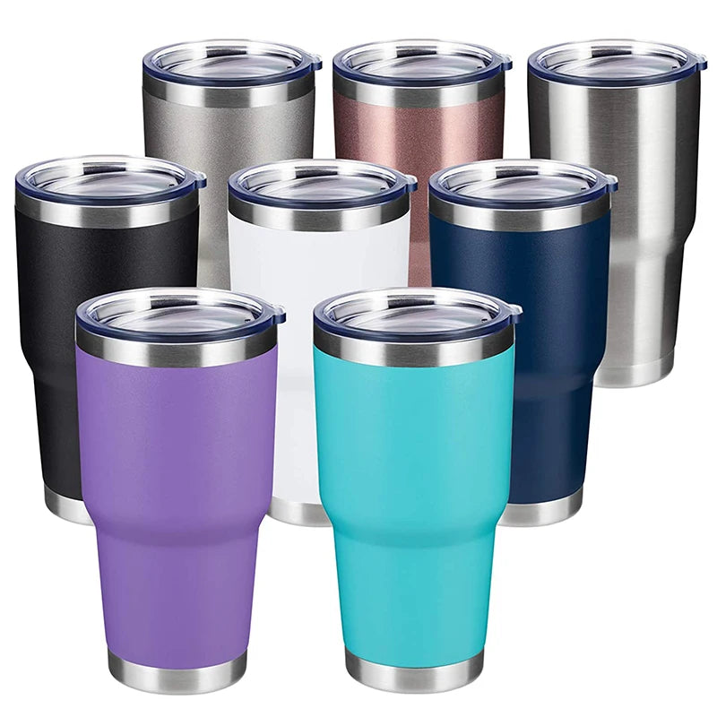Custom Logo Top Seller Double Walled Stainless Steel Travel Coffee Mug Bulk Travel Mugs Travel Mug Insulated with Lid
