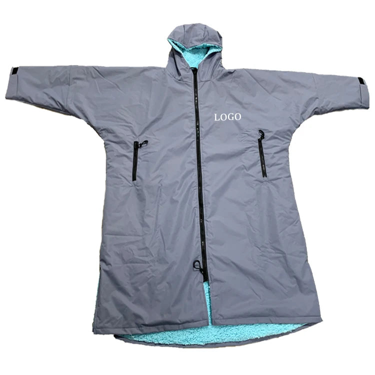 Recycled Swim Parka Jacket Oversized Outdoor Surfing  Swim Parka Jacket