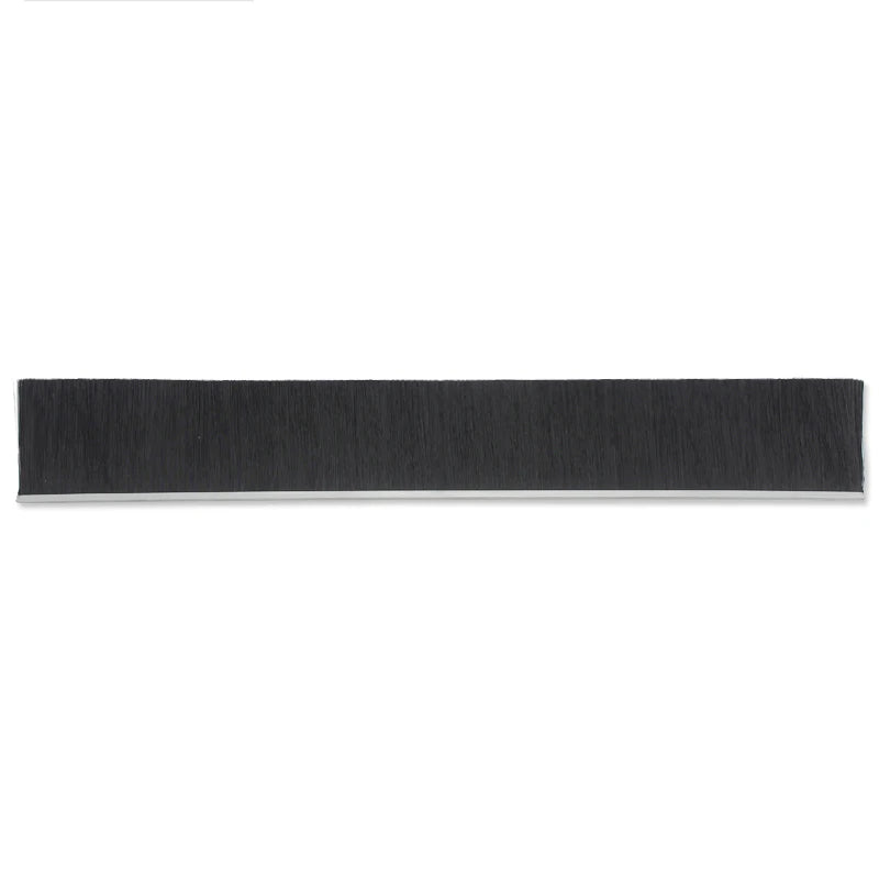 Industrial Hard PBT Bristle Strip Brush for Machine Cabinet Floor and Wall Cleaning & Dustproof OEM Customizable