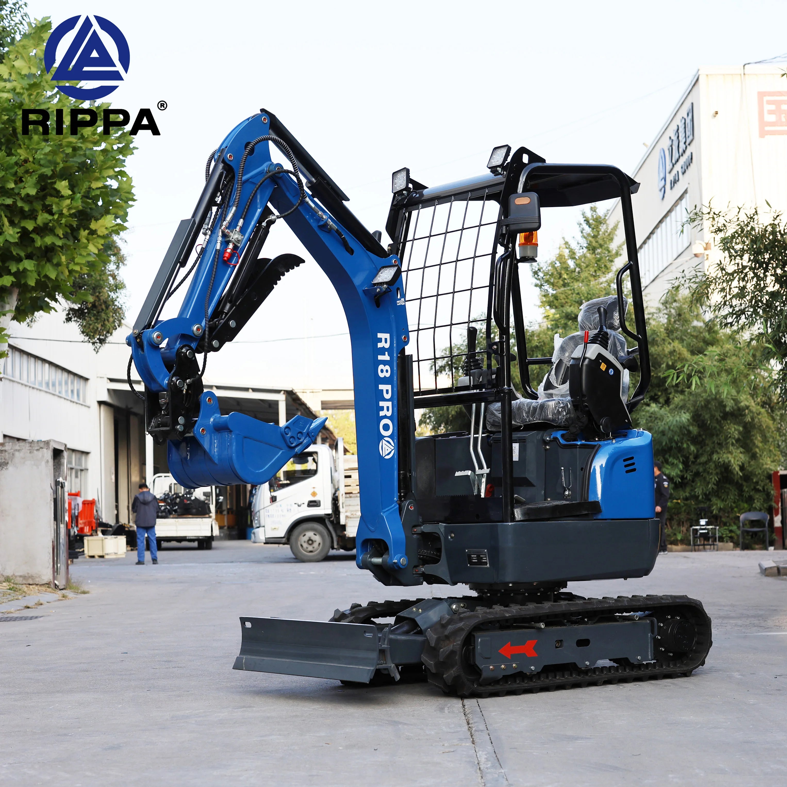 RIPPA Best Selling Small Digger Earthmoving Machinery Mini Excavator CE Approved China Micro Excavators