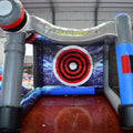 Commercial Inflatable Obstacle Game Kids Favorite Inflatable axe Throwing and Hammer Toss Game for Sale
