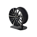 Showroom Trade Show Car Rim Wheel Tire Display Stand Short Spinning Wheel Q235 Steel Powder Coated
