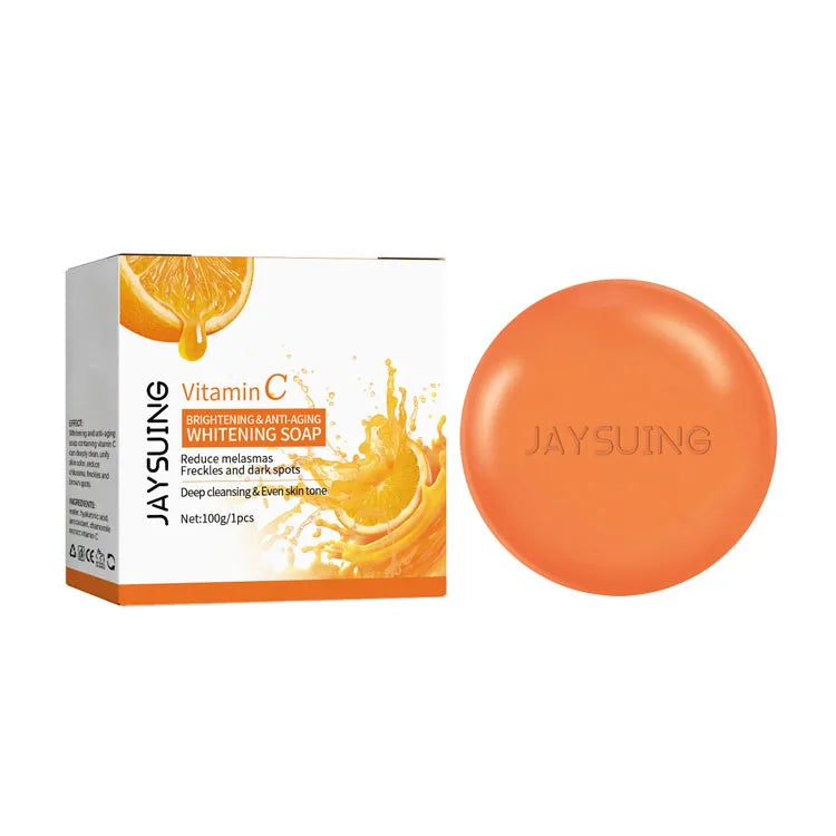 Vitamin C Anti-aging Skin Brightening Soap for Glowing & Radiance Skin Dark Spots Rejuvenate Uneven Skin Tone