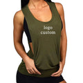 Wholesale Factory Price Women Fitness Sport Vest Custom Logo Ladies Breathable Sport Tank Top Gym Yoga Workout Singlet