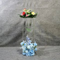Modern Rectangular Tall Stand Acrylic Flower Vases High Quality Clear Column Wedding Supplies Decoration Flower Stands Holder