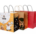 Bread Baguette Kraft Matt Lamination Embossing Disposable Packaging Bags Custom Color Logo Potato Chips Baby Food Coffee Sushi