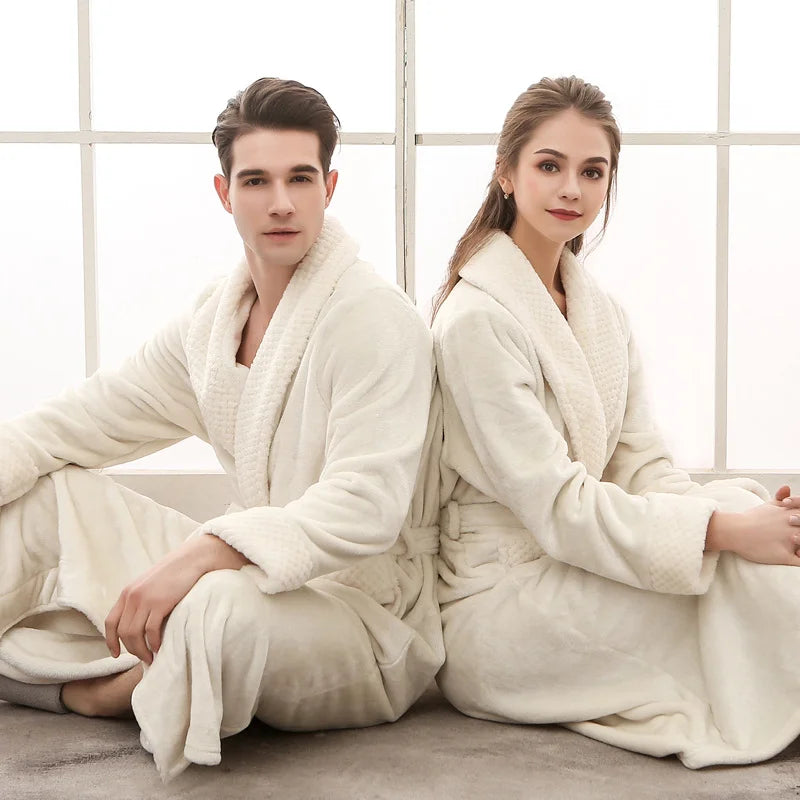 Microfiber 80% Polyester 20% Polyamide Bathrobe Microfiber Plush Bath Robe Flannel Bathrobe Night Dresses for Woman