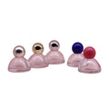 Colorful 30ml Bayonet Perfume Bottle Portable Flat Glass Sprayer Baseball Cap Cone Design for Filling Your Favorite Fragrance