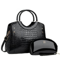 Large Capacity 2024 New Two Piece Set Simple Solid Color Fashion Versatile Handbags Ladies Bags