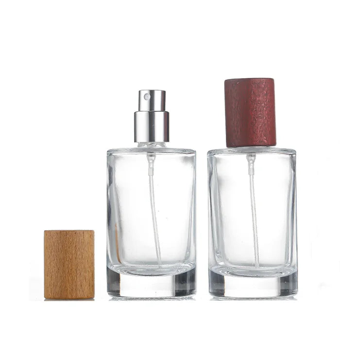 Cheap Skincare Cosmetics Packaging Perfume Atomizer Fine Mist Spray Bottle 50ml Perfume Glass Bottle