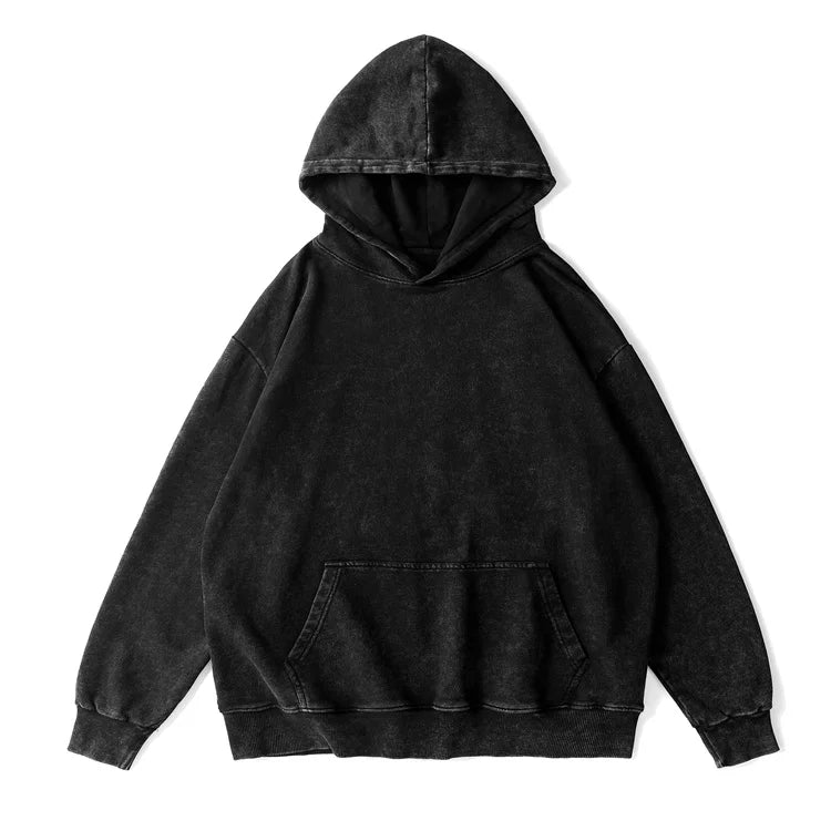 Winter Unique Hoodie Thin Opaque with Digital Printing Windproof & Breathable Regular Fit Crew Neck Made of Polyester/Cotton