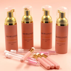 Foam Eyelash Cleanser 30ml 60ml 100ml Cleaning Brush Oil Free Cleaner Eyelash Extension Shampoo