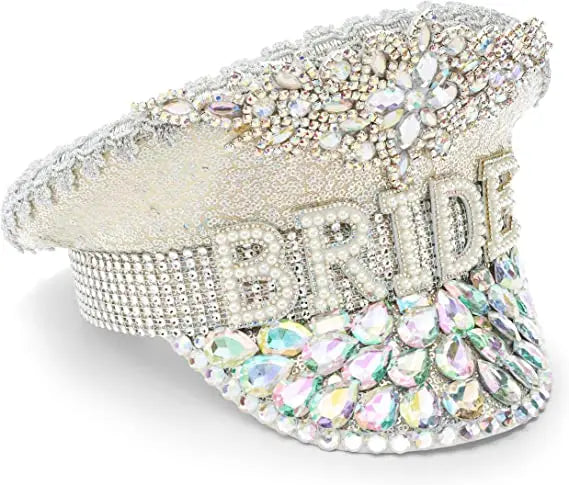 Bride Hat - Novelty Bridal Hat for the Bride - Great for Bachelorette Parties Bride Tribes & Weddings