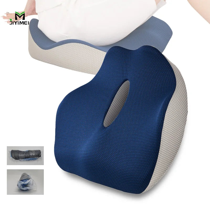 Jiyimei YM-C314 Woven Memory Foam Petal Cushion Breathable Multi-functional Eco-Friendly Removable Washable Office Chair Seat