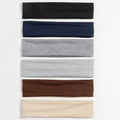 Elastic Soft Sweatband Yoga Fitness Workout Sport Sweat Hairband Running Non-slip Cotton Headband