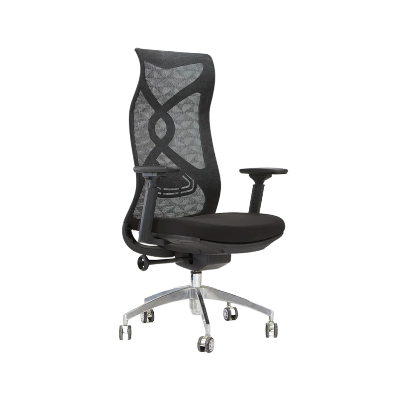 Luxury Boss Ergonomic Massage Revolving Recliner Executive Swivel Mesh Office Chair with 3D Adjustable Armrests