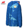 New Design Winter Casual Keep Warm Water Resistance Hooded Jackets Custom Logo Men Cotton Padded Navy Coats