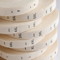 Quick Trade SMLXLXXL Neck Label Clothing Label Center Folding Woven Clothing Fabric Size Clothing