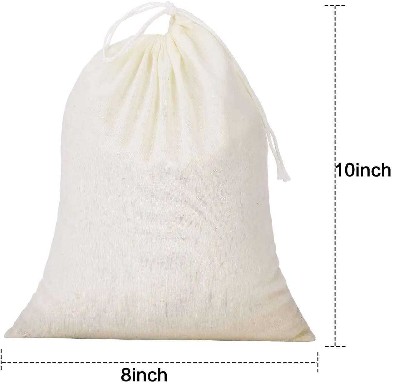 Jewelry Pouches Custom Cotton Drawstring Bags Muslin Bag Sachet Bag for Home Supplies
