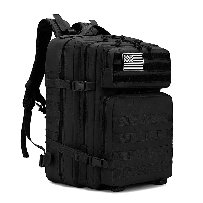 Best Sell Black Camo Waterproof Tactical Bag Tactical Molle Accessory Pouch Backpack Shoulder 50L Tactical Backpack