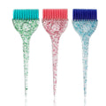Professional Manufacturer Wholesale Hairdressing Transparent Handle Salon Tool Tint Nylon Brush Color Hair Dye Brush