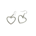AA016177 Factory Sales Simple Ear Hook Ear Clip Geometry Hollow Heart Earrings for Ladies