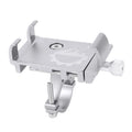 Bicycle Mobile Phone Mount Aluminium Motorcycle Scooter Handlebar Phone Holder for 3.0 - 6.8 Inches Smartphone Mount Bracket