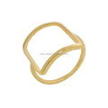 AU585 14k Real Gold Women Ring Jewelry Gift 14K Solid Yellow Gold Finger Ring Engagement Bands or Rings