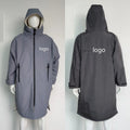 Custom Logo Long Sleeve Changing Robe Dry Surfing Robe Waterproof Poncho Hooded Coat Adult for Winter Outdoor Sport