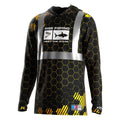 Reflective Night Fishing Hoodie Jersey for Men Long Sleeve UPF 50+ Quick Dry for Enthusiastic Angler