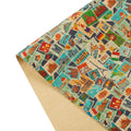 INFOCORK Factory Custom Printed DIY Cartoon Cork Microfiber Leather Sheet - for Lady's Pouch/Wallet/Handbags/Cosmetic Bag