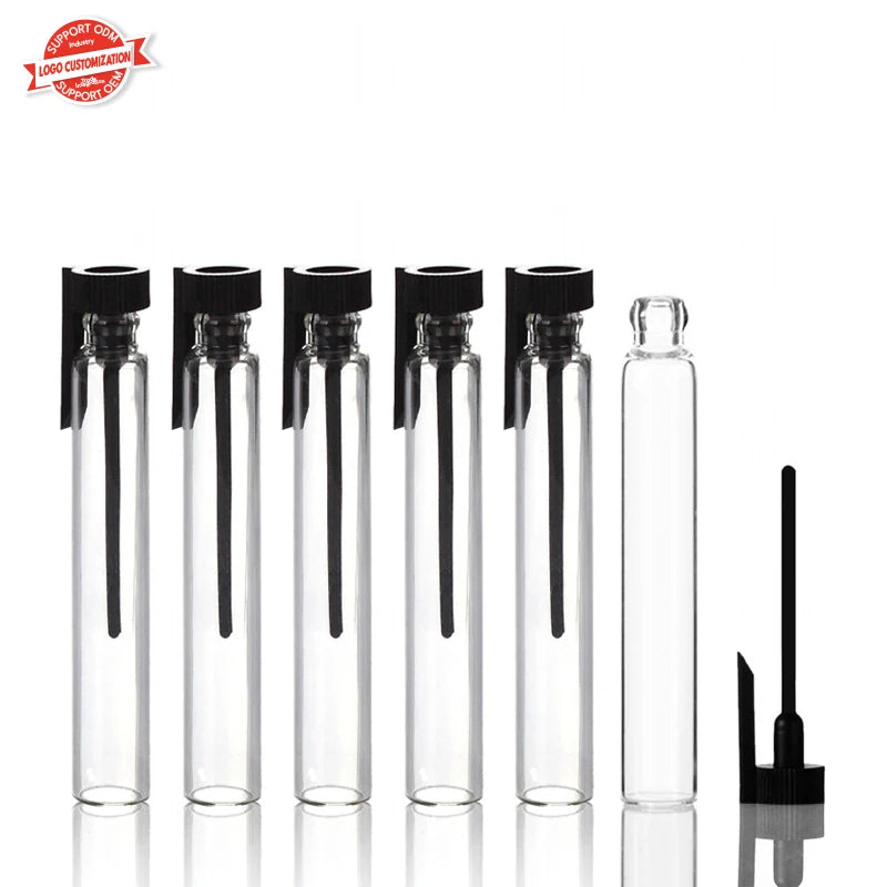 Refillable Perfume Bottles: 2ml 3ml Glass Sample Bottles Essential Oil Trial Set Travel Size