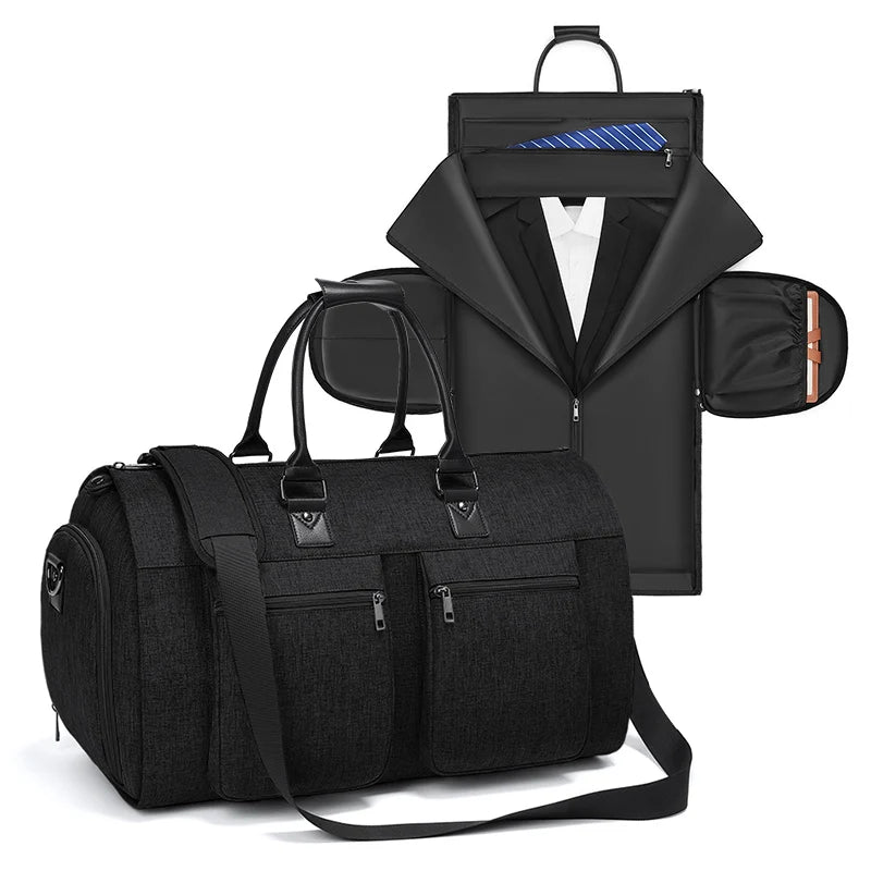 Factory Wholesale Oxford Custom Luggage Travel Bag Business Suit Bag Men Duffel Bag With Shoe Compartment