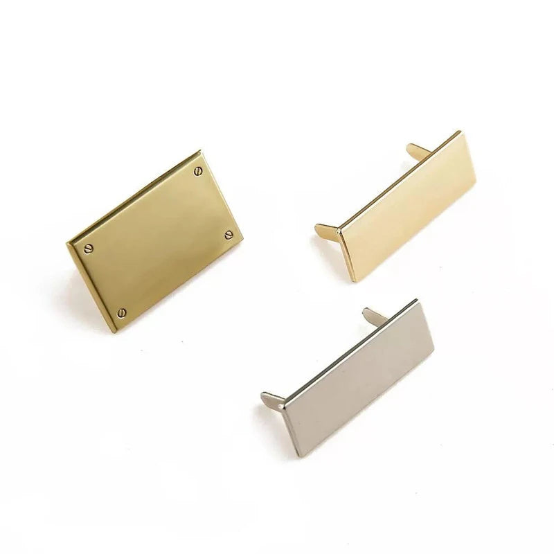 Custom Brand Metal Logo Tag for Clothing Sewing Labels for Garment/Swimwear/Bags Environmental Accessory with Custom Logo