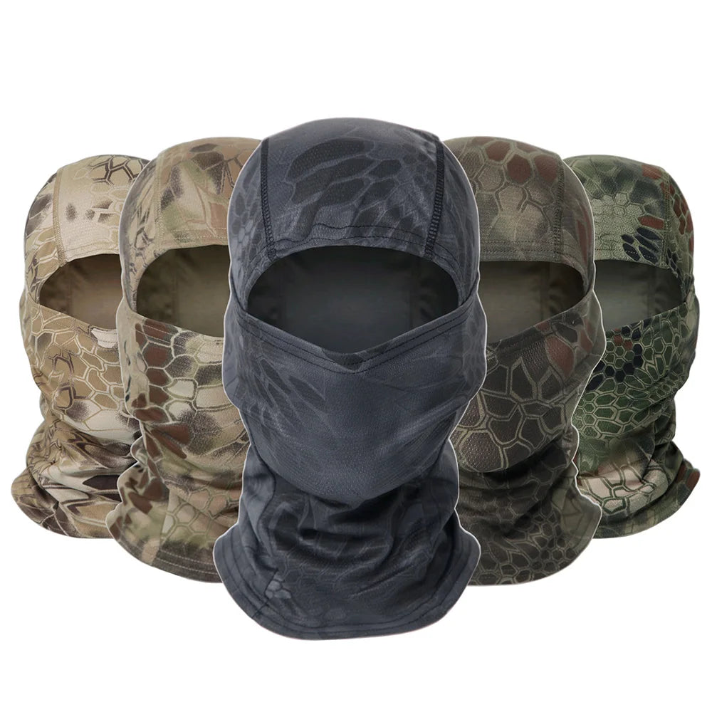 Full Face Scarf Camouflage Balaclava Tactical Headgear for Outdoor Operations African Gear Equipment