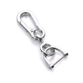 Factory Wholesale Zinc Alloy Horseshoe Buckle Car Keychain Metal Accessories Simple Car Keychain
