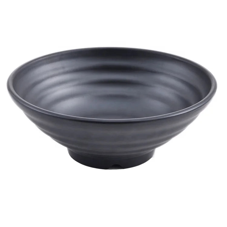 Hot Sales Noodle Bowl Plastic Serving Dinnerware 8 Inch Japanese Melamine Ramen Bowl Set