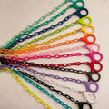 Colorful Acrylic 7.5mm Chain Holder Strap for Facemask Glasses Eyeglass