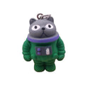 New Hand-painted Astronaut Astronaut Panda Mouse Key Ring Key Ring Bag Mobile Phone Pendant DIY Series